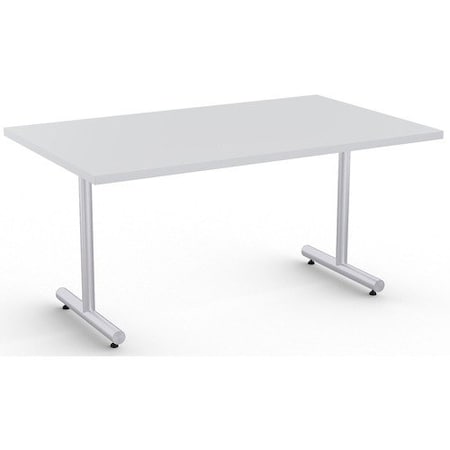 Special-T Table, Metallic Sand Base, 30inWx60inLx29inH, Light Gray SCTKING3060SLG